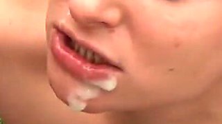 Brunette Teen Sucks and Fucks Three Cocks Until They She Swallows Theyre Cum, Then Gets Pissed on From Top to Bottom