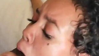 Petite ebony teen is fucked rough by by big black guy