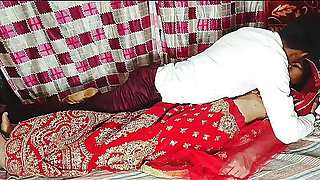 First time honeymoon in home husband wife