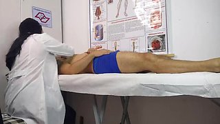 Hot Brazilian nurse gives patient a hard erection with her tight pussy
