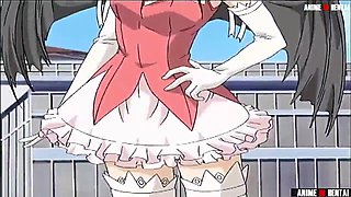 Akiba Gals uncensored episode featuring two girls