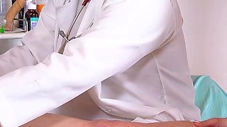 Physical and Pussy Exam of Hot Big Boobed Babe Barbara Bieber