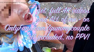 Hot Blonde Amateur Couple - Big Tits Blowjob & Cumshot Compilation