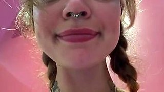 Miss_Elfie cute sexy hot in toilet cabin and in pu