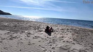 Big Tit Beach Babe Gets Toyed by a Stranger!