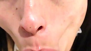 POV Your Maid Stays an Extra Hour to Suck Your Dick and Swallow Your Cum!