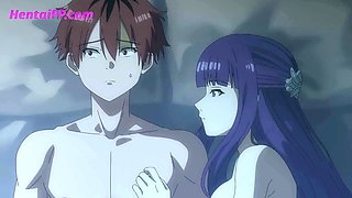 Fern visits his best buddy at the holiday pad (anime parody)