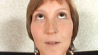 An awesome masturbation with a hot sweet girlfriend Elfie Nils