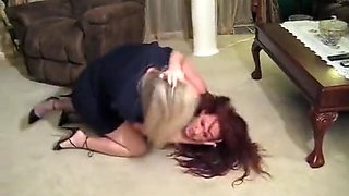 Classic Catfights in skirts and dresses