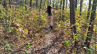 My Fall Walk Without Panties.