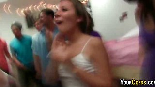 College party turns into a sex party with blowups and