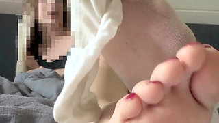 While I'm lying in bed, you pamper my feet! We understand each other!