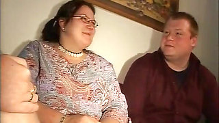 Swinger fuck with a fat German housewife in heat and the amazing Simones