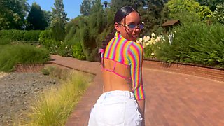 Little Latina Playground Pickup for Sole Fetish Pulverize