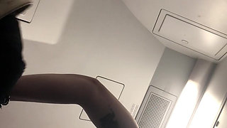 Huge Piss on Plane After Holding It for Four Hours!