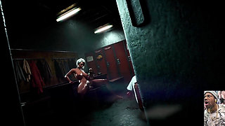 Transgender Ashe Jerking off While Bald Pussy Illari Watches, Mercy Deepthroating Transgender Widowmaker