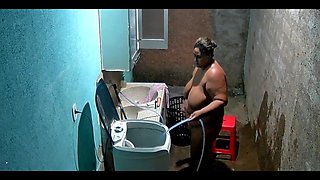 Camera - Neighbor Masturbates in Her Backyard and Her Neighbor Watches Her Through the Camera