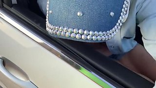 Car Slut Wife Cheats in Public - Kmarcouple Outdoor Dogging Fuck