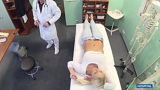 Horny patient Lilith would not go home until her doctor fucked her