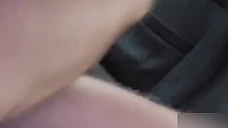 Sexy Student in the Car