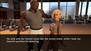 My Hot Wife's All Bold Scene in Gym