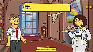 Ample bouncy bubble butt in the Simpsons Burns Mansion by Loveskysan69real