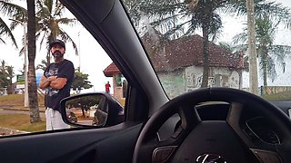 I let it be strange to make me cum on the street!
