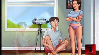 Animation sex, pawing, looking