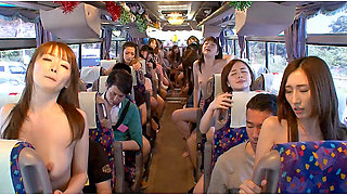 Luscious Japanese chick enjoys extreme fuck fest on the bus