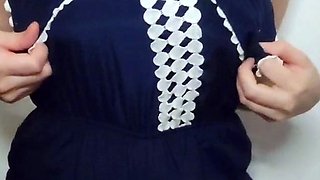 Big boobs milf masturbates with her dildo
