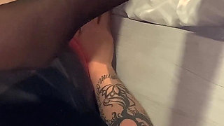 My Slave Is so Submissive to Me That He Licks His Feet and Sucks