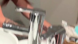 Best Friends Fucking in the Bathroom with Milena Gomez