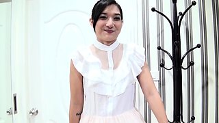 Homemade sex tape with hot Thai wife