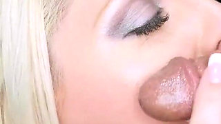 Alena Croft cannot get enough gloryhole swallows 12 loads of cum