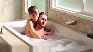 NuruMassage Stepmom Draws Bath for Son