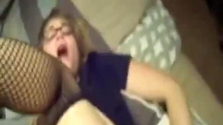Big ass blonde amateur anal fucked