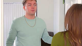 Large-breasted young stepsis acts as stepbros gf