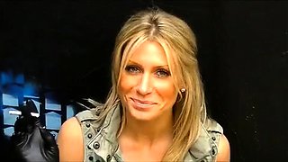 MILF mistress punishes and humiliates pitiful masked slave