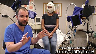 Doctor has his way with patient in a cmnf scene