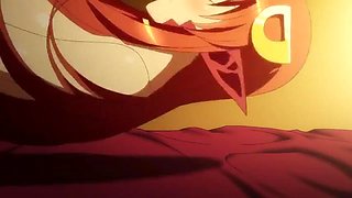 Busty hentai serpent lady has her way with a teen in his bedroom Monster Girls ep1