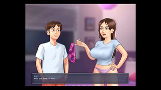 Youthful, summertime saga, big boobs