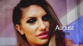 August Ames Creampie, Natural Big Tit Slut Gets A Jizz Injection. - Exclusive Scene - JulesJordan