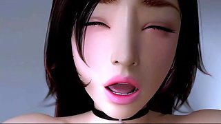 3D Hentai Bouncy tis and ass wife cheating on husband