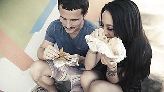 Splendid Mi and Robby's brunette porn