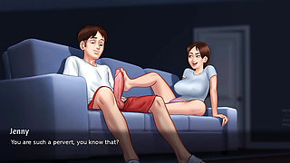 Anon First Time Sex with Jenny Summertime Saga Gameplay Video