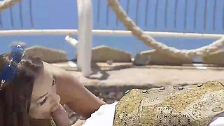 Cathy B Gets Titty Fuck and Pounded Hard Outdoor