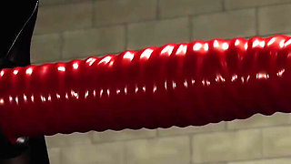 Lesbian sex with strapon! Japanese girl gets fucked hard by hardcore woman