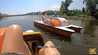 Hunt4k. pickup artist penetrates beautiful Sofia Lee making boyfriend linger bored