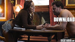 Petite teenage Vanna Bardot fucks her lover