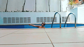 Relaxation by the Pool at Home